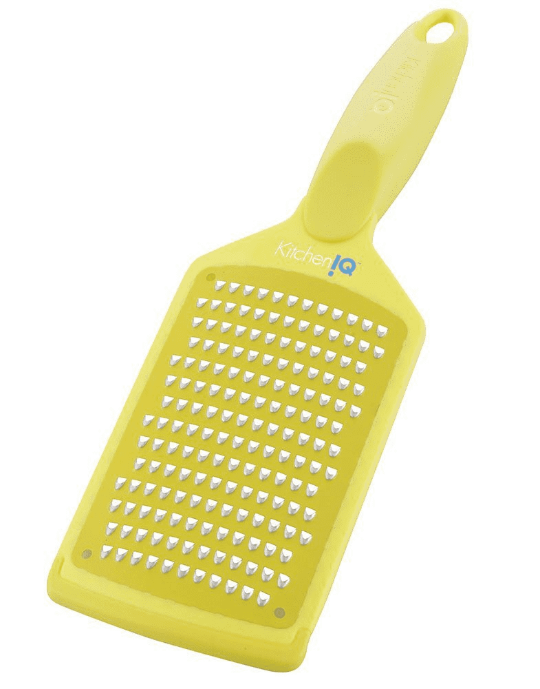 Fine Grater, Stainless Blade,Paddle Style Kitchen Grater,Kitchen I.Q.