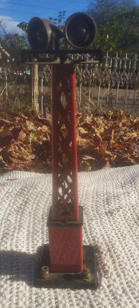 Marx Dual Floodlight Spotlight Tower Red