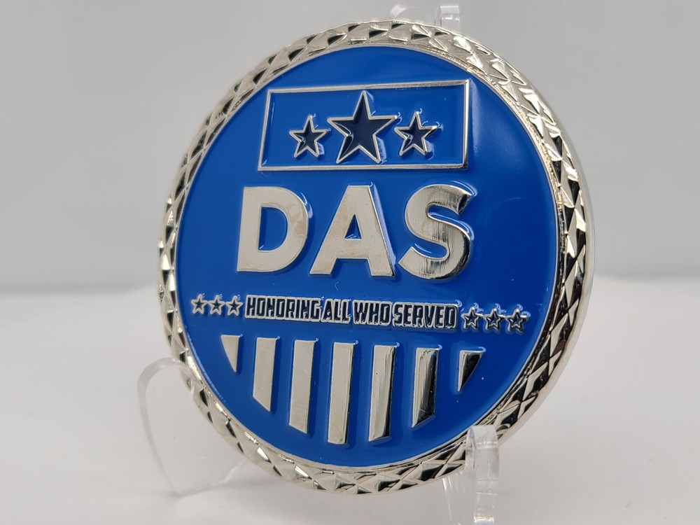 DAS Honoring All Who Served Challenge Coin