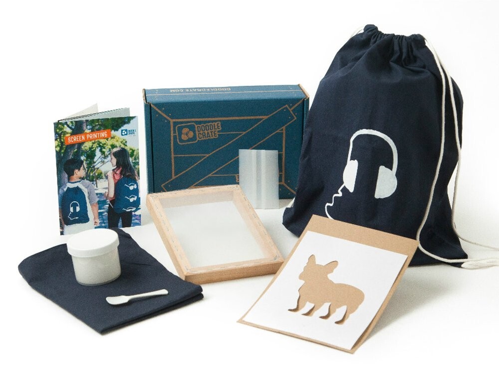 Kiwico Doodle Crate - Graphic Backpack   NEW