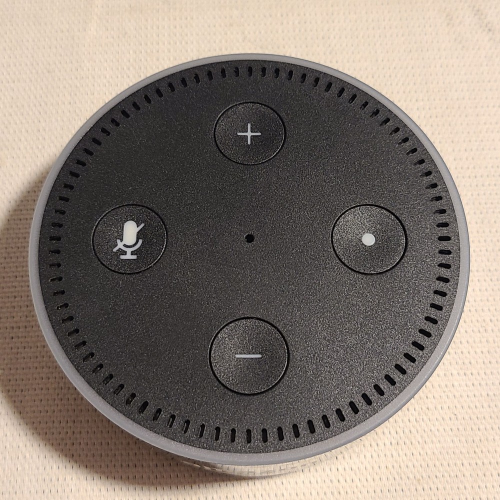 Amazon RS03QR, Amazon Echo Dot 2nd Gen Smart Speaker 1/8" Audio Output Micro USB