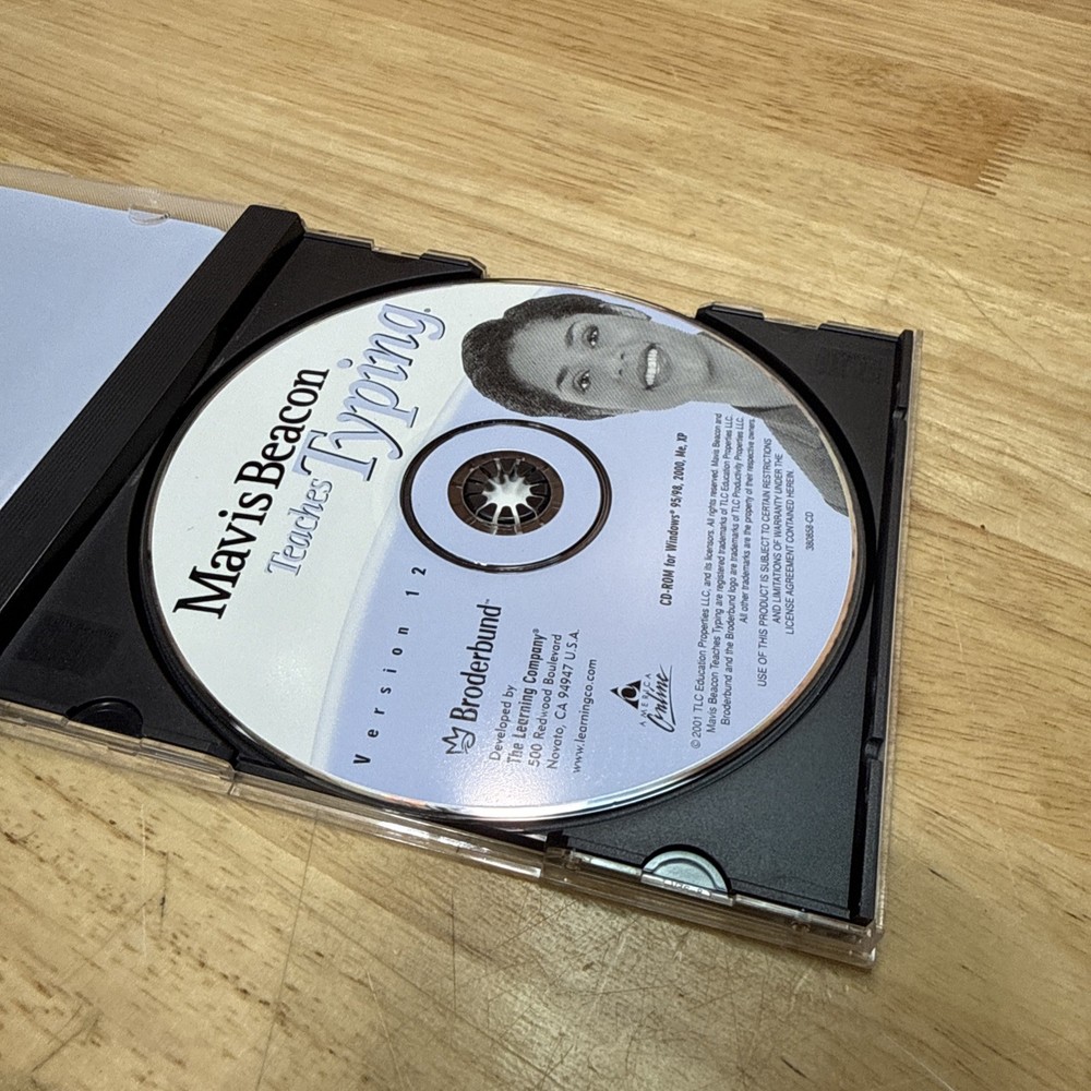 Mavis Beacon teaches typing Version 12 cd rom for windows 95/98