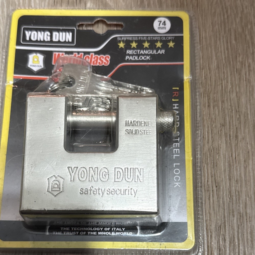 YONG DUN Shipping Container Rectangular Padlock Lock Box, Key Lock