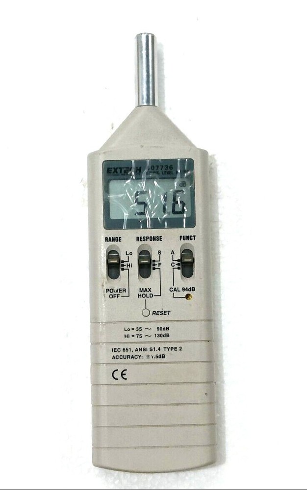 Extech Sound Level Meter 407736 #New