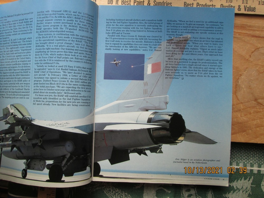 Code One Lockheed Martin Company Magazine Vol.14 No.4 1999