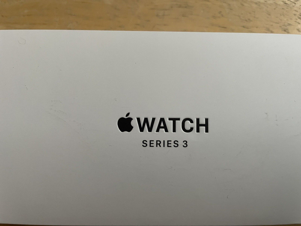 APPLE WATCH Series 3 38mm Silver Model A1858 - EMPTY REPLACEMENT BOX ONLY