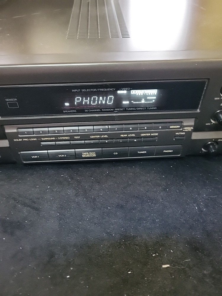 Vtg Technics AV Control Stereo Receiver SA-G9057-Powers On