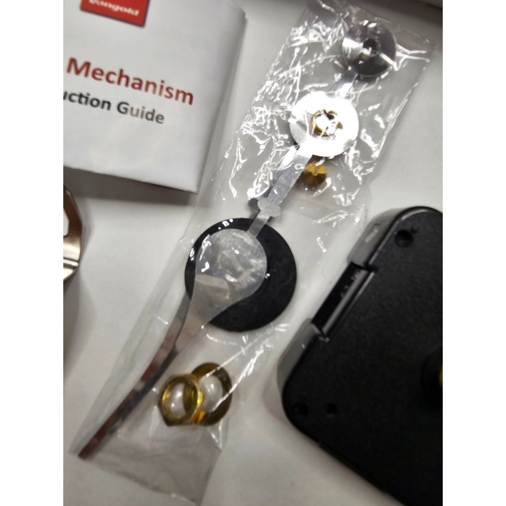 Vangold Clock Mechanism Kit With Hands & Mounting Hardware Complete