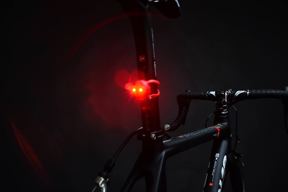 SKULLY CLIP-ON SKULL LED FRONT / REAR LIGHT MULTICOLOR NEW