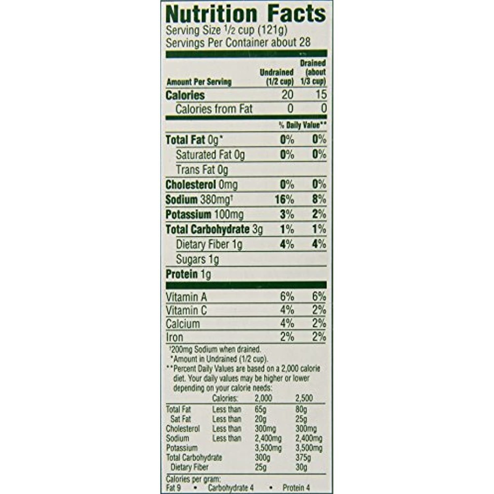 Del Monte Cut Green Beans, 8 Count