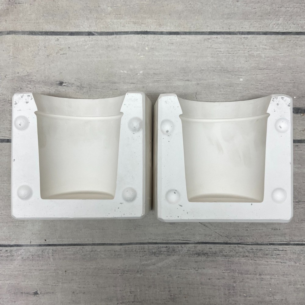 Vintage 1995 Boothe Mold Ceramic Casting Mold Cool Dip Server Plain Base #1067