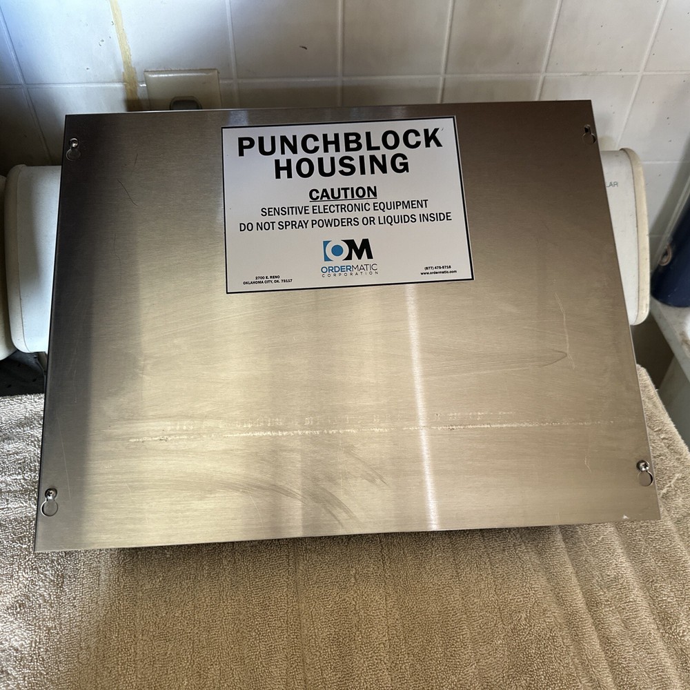 Ordermatic Order Matic PB-32 Punch Block for drive-in Optimatic intercom systems