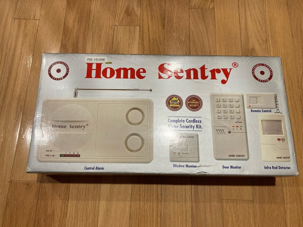 Vintage Home Sentry Cordless Home Security System - New.
