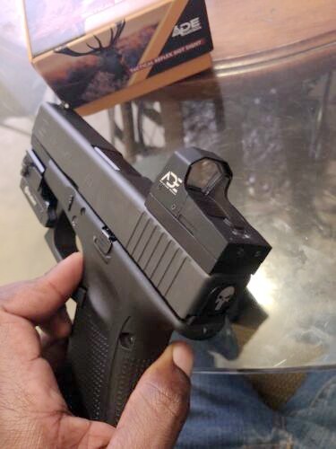 Ade Optics RD3-006B Python Green Dot Mini Reflex Sight For Handgun (not red)