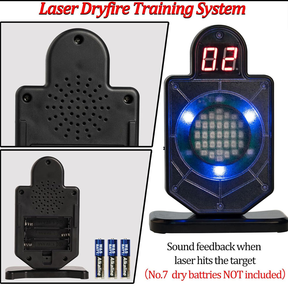 Laser Training System for Dry Fire Practice & Electronic Laser Trainer Target