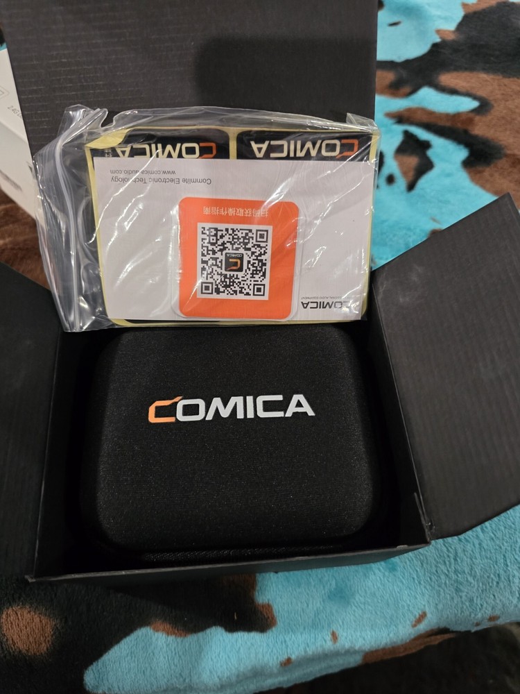 Comica Vimo C3 Wireless Lavalier Microphone Noise Cancel Mute for iPhone Camera