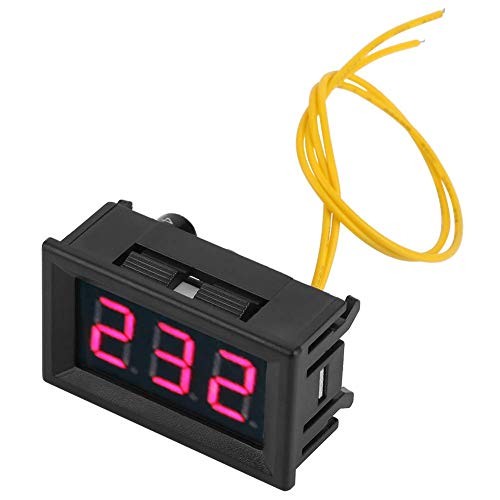 1pc LED Digital Display AC Voltmeter,70-380V Range AC Voltage Meter,2 Wire