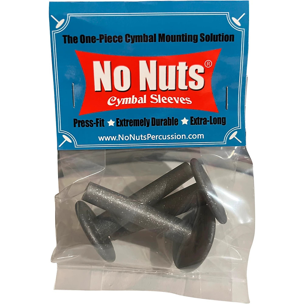 No Nuts Cymbal Sleeves 3-Pack Silver