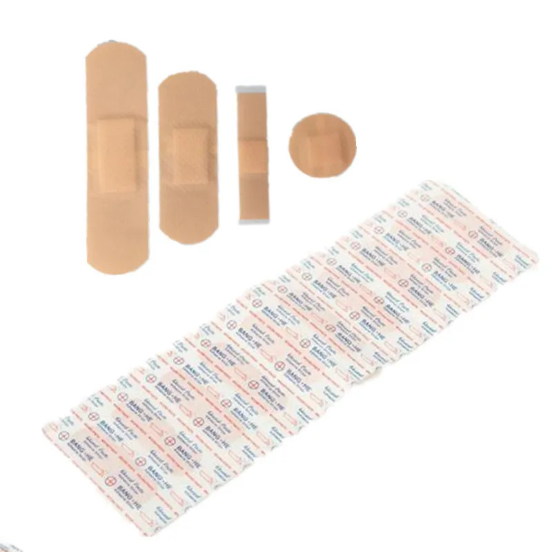 100pcs First Wound Strips Patch PEBand Aid Breathable Finger Dressing Adhesive B