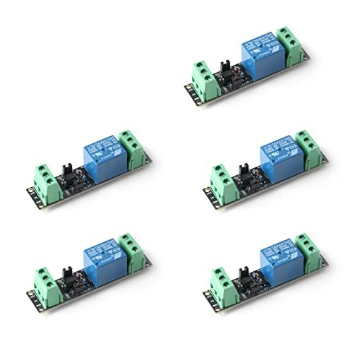 5Pcs 1 Channel DC 3V/3.3V Power Relay Module 3V Relay Switch Module with
