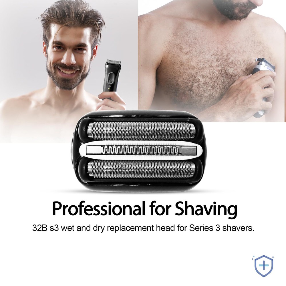Electric Shaver Head Replacement for Series 3 Compatible with Multiple Models