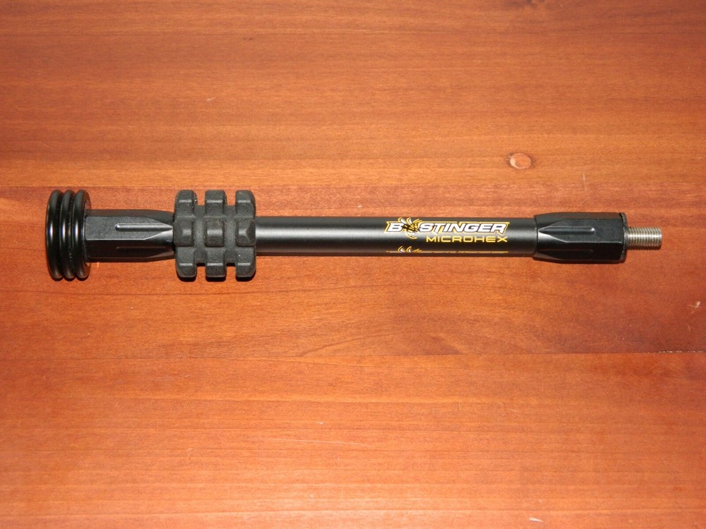 Bee Stinger MicroHex 8" Stabilizer in Matte Black- B Stinger