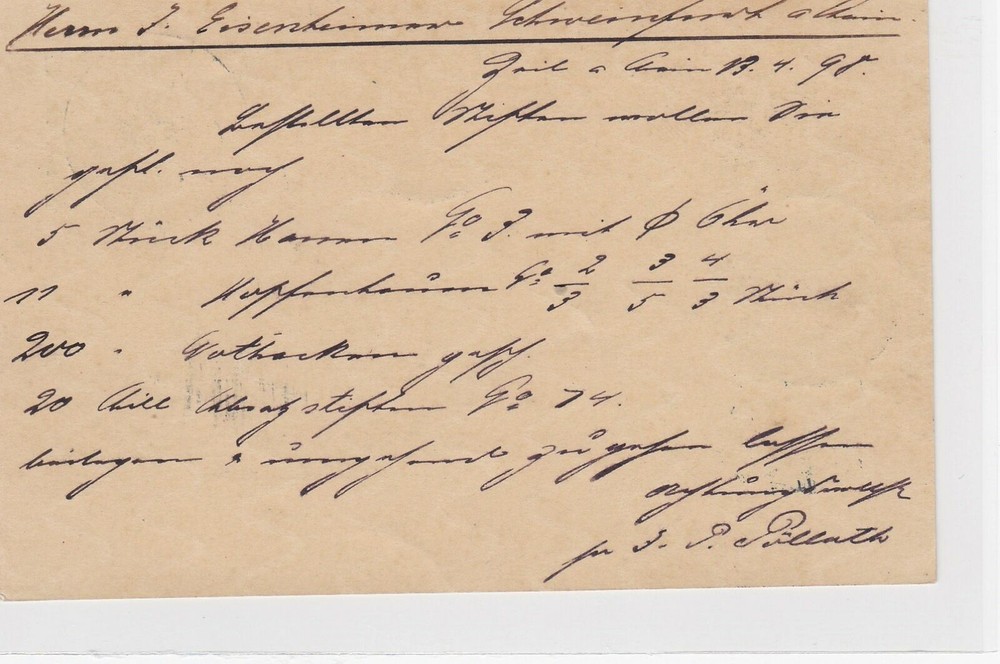 German Postal History Stamps Postcard Ref: R4761