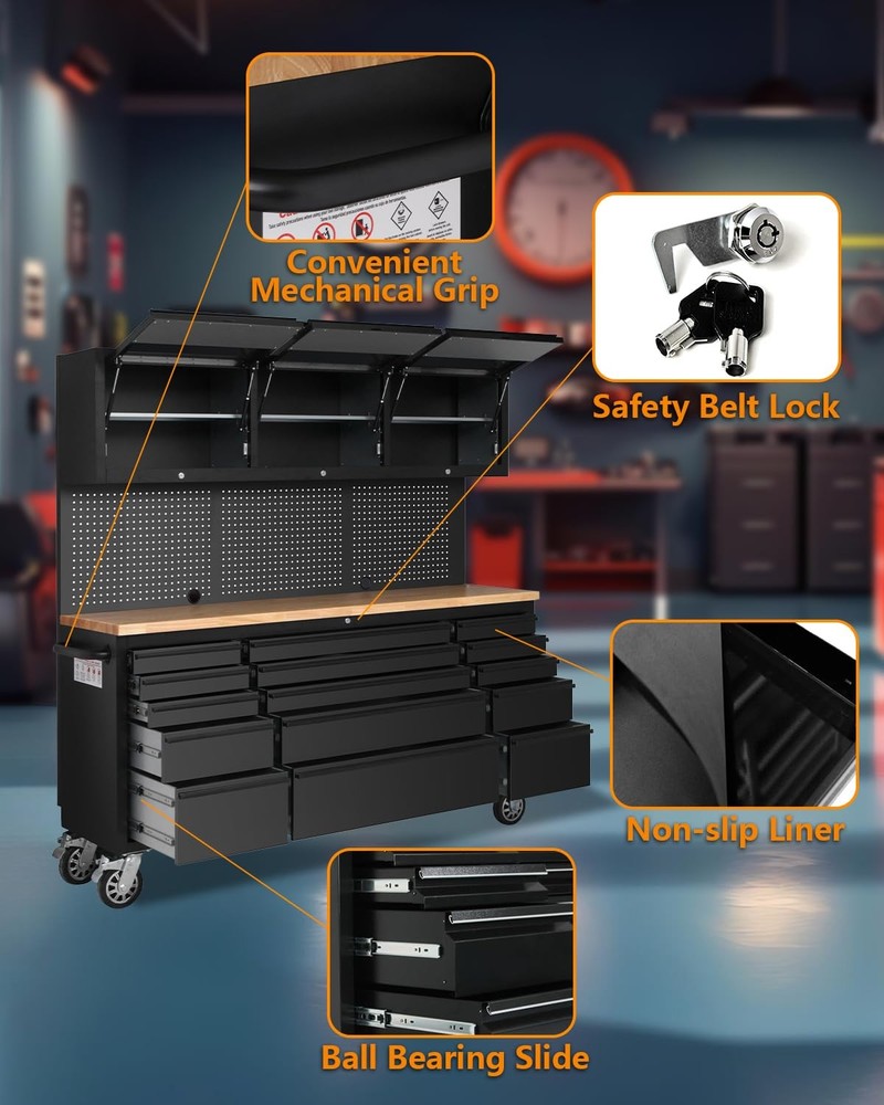 Garage Workbench With Storage Mobile Workbench Tool Chest Workbench Tool Cabinet