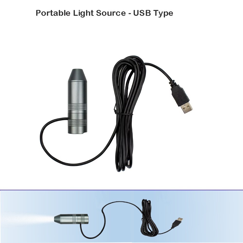Portable 10W Mini LED Cold Light Source for ENT Endoscopes System-USB Type