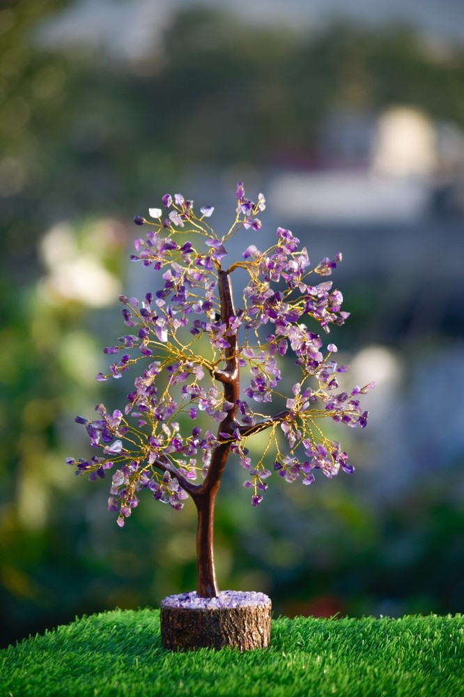 Amethyst Tree, Natural Amethyst Tree, Gemstone Tree, Crystal Tree, 500 Chips