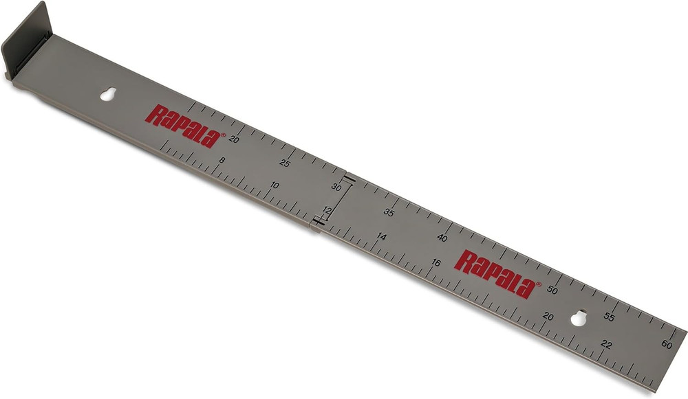 Rapala 24" Folding Ruler, Compact and Durable Fish Measuring Tool, Easy-To-Read