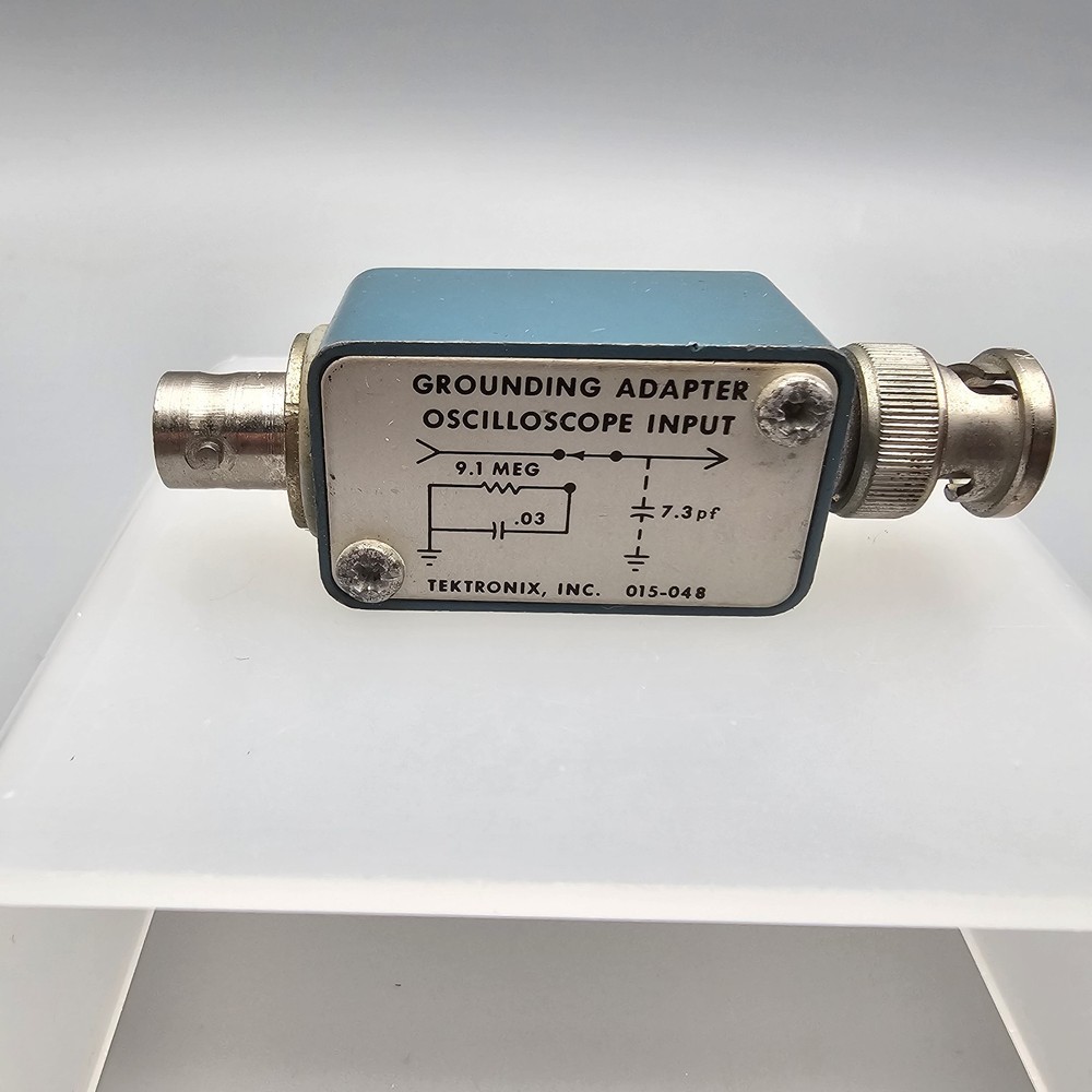 Tektronix Grounding Adapter Oscilloscope Input 015-048