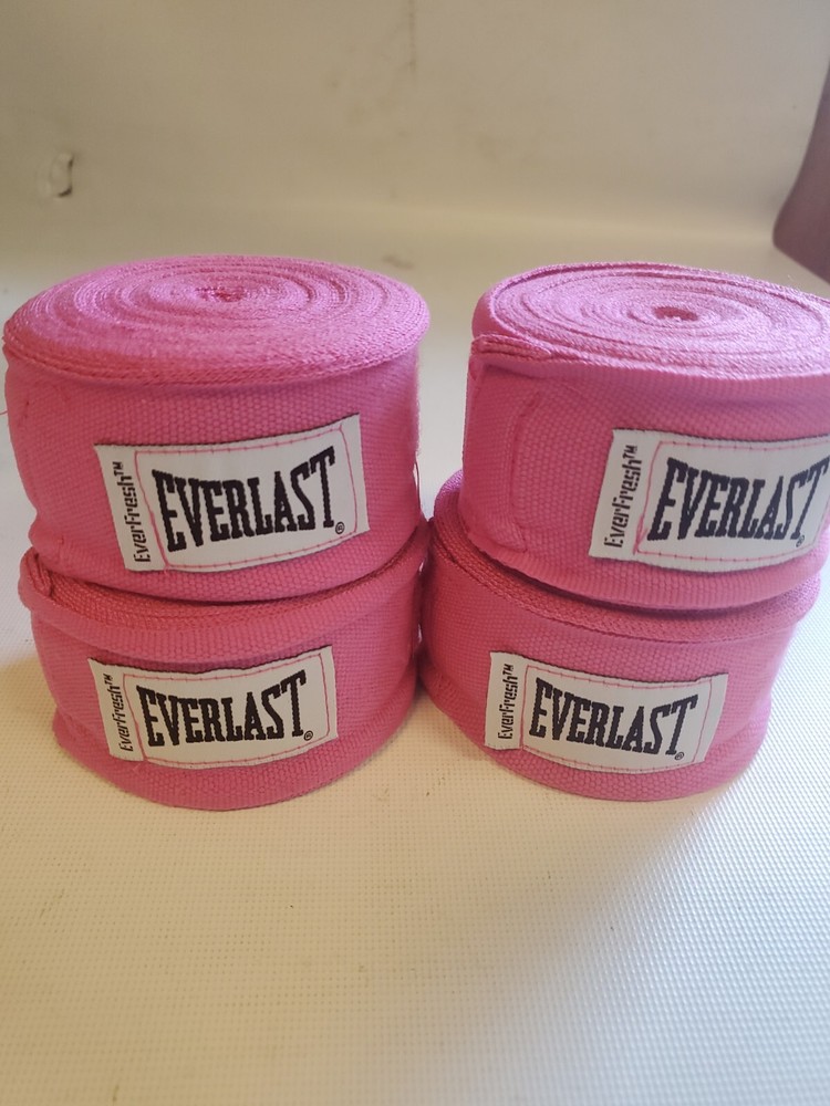 4 - Everlast Hand Wraps (120-Inch, Pink)