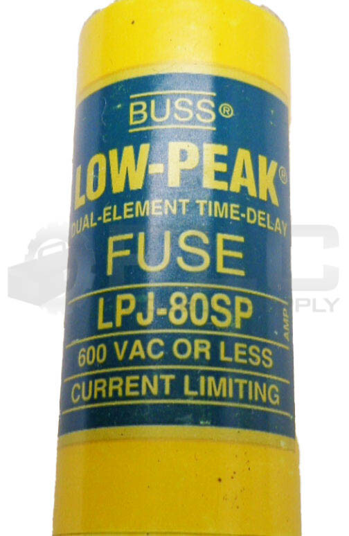 NEW BUSSMAN LPJ-80SP FUSE DUAL-ELEMENT TIME-DELAY 600V