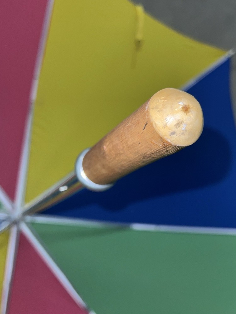 Old Course Golf Umbrella Fox Frame England Master 27” Multi-color Wicking Fab