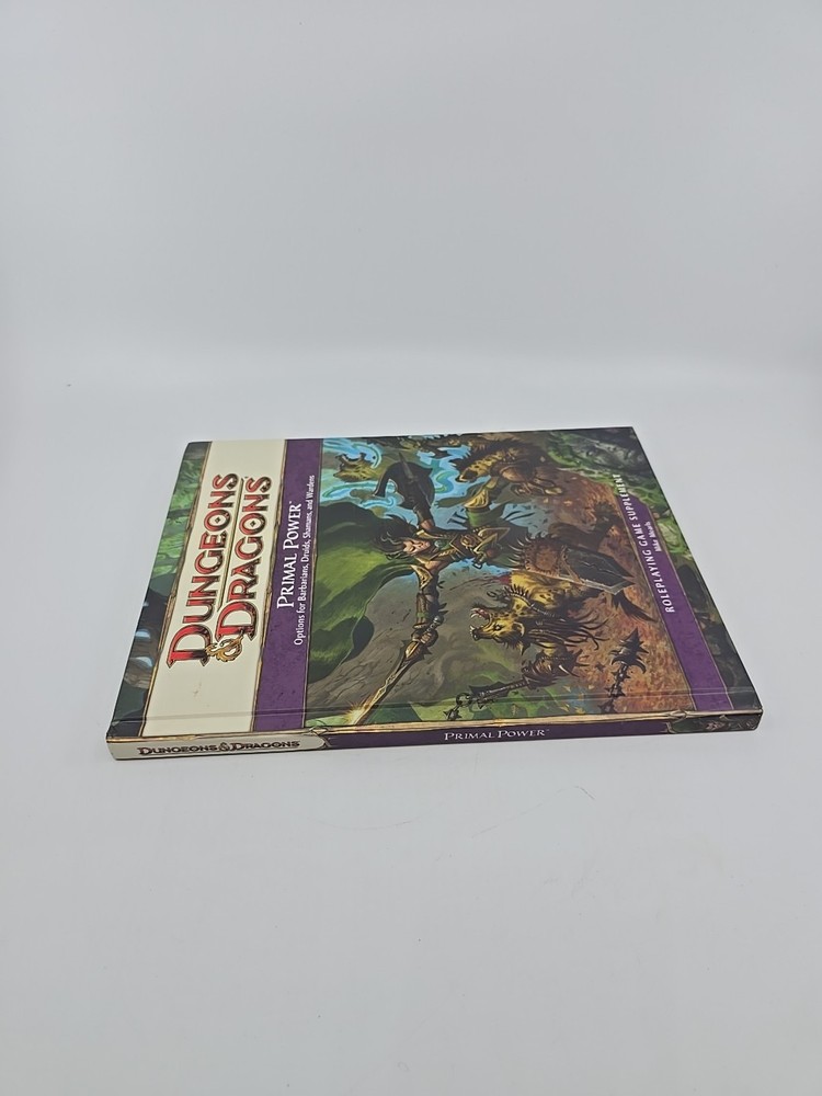 D&D Primal Power 4th Edition Hardcover 2009