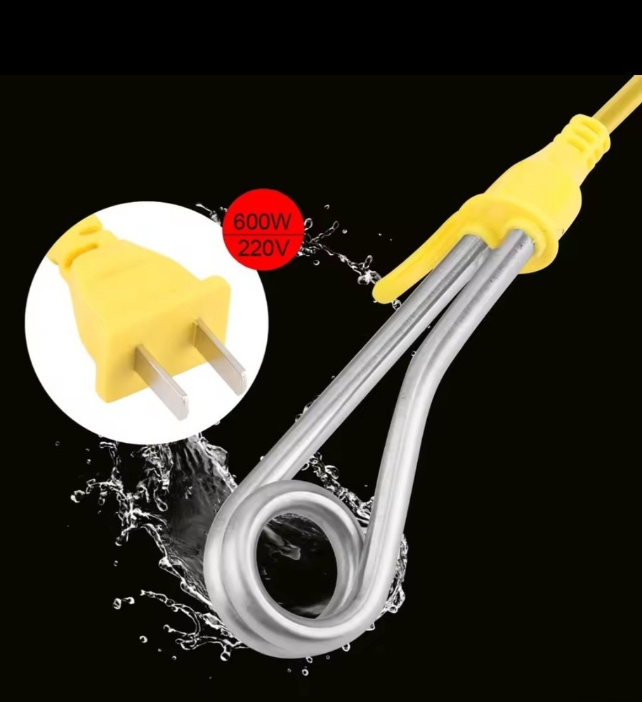 Stainless Steel Immersion Water Heater 600W Electric Portable Travel Boiler