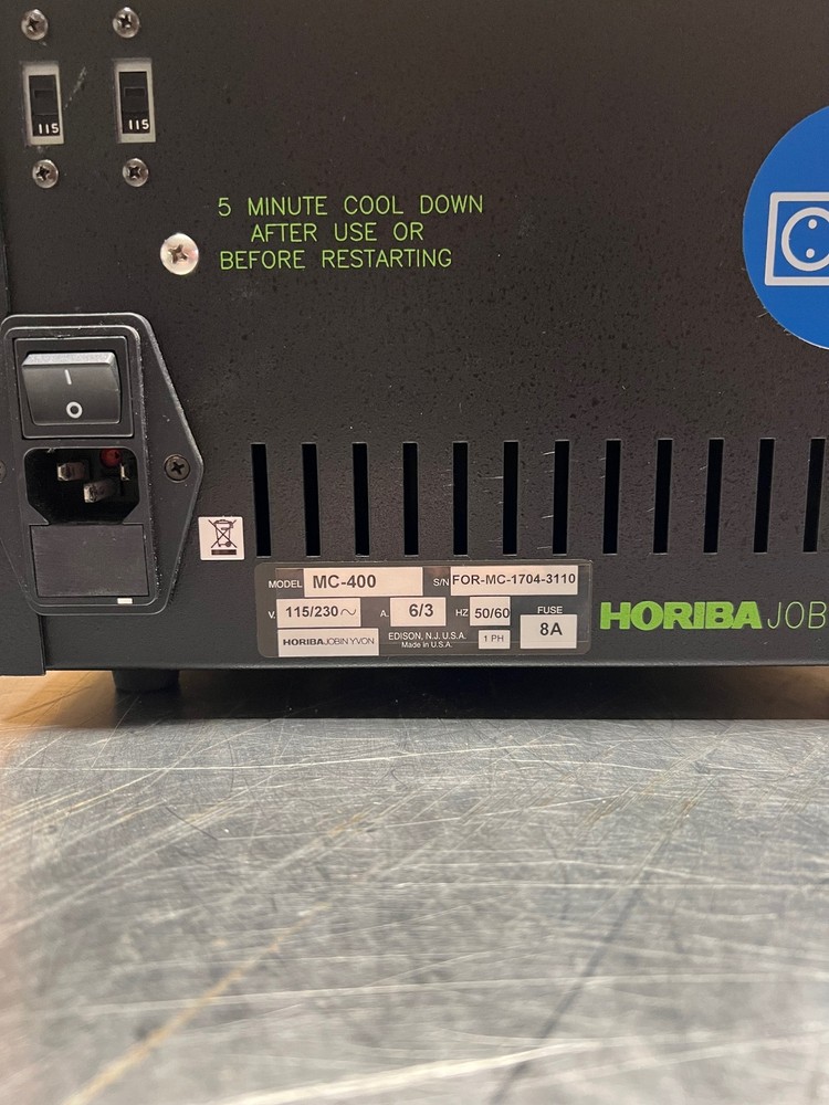 SPEX Mini-CrimeScope 400 Light Source Unit MCS-400 Horiba