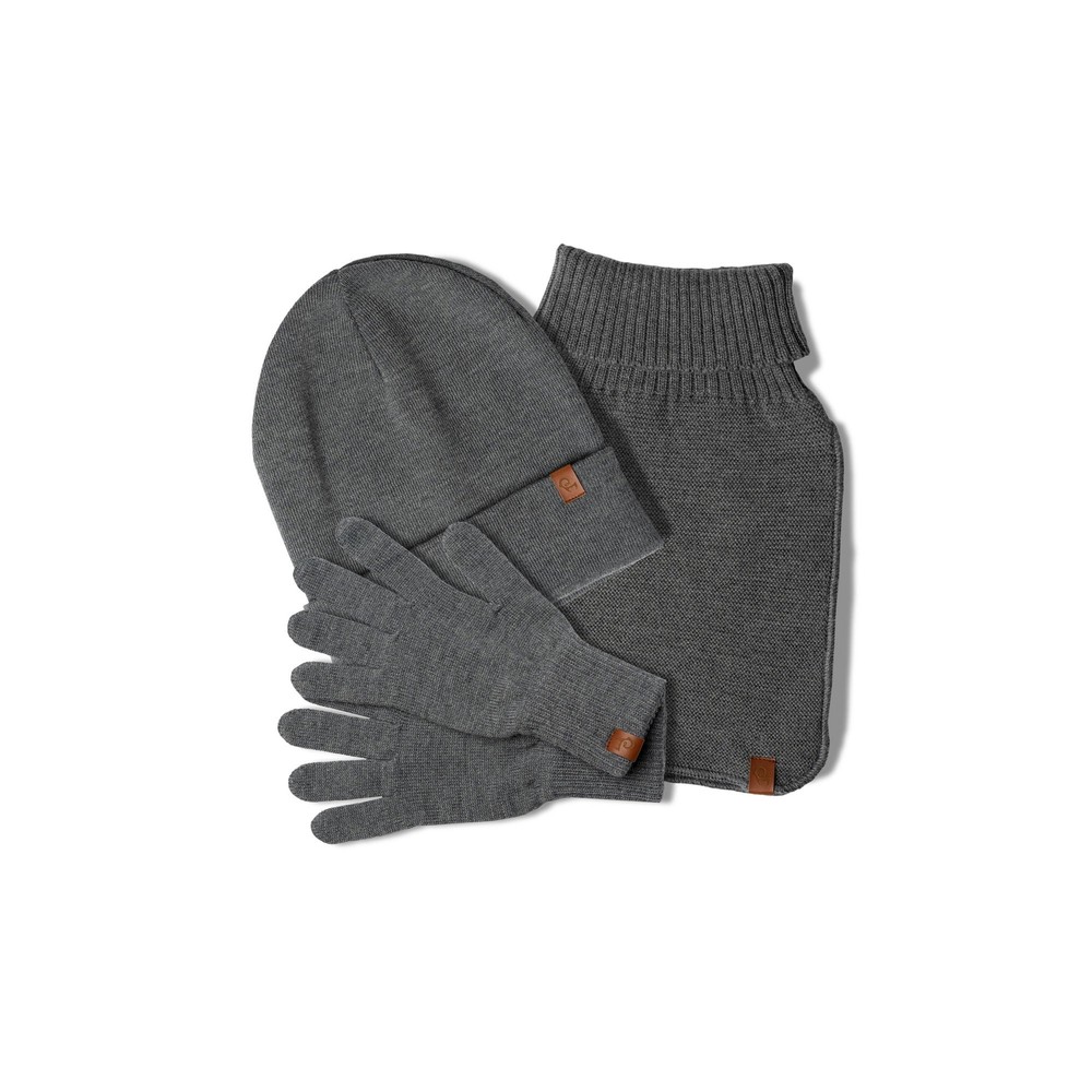 Men's Knit Beanie, Dickie & Glovees 3-Piece