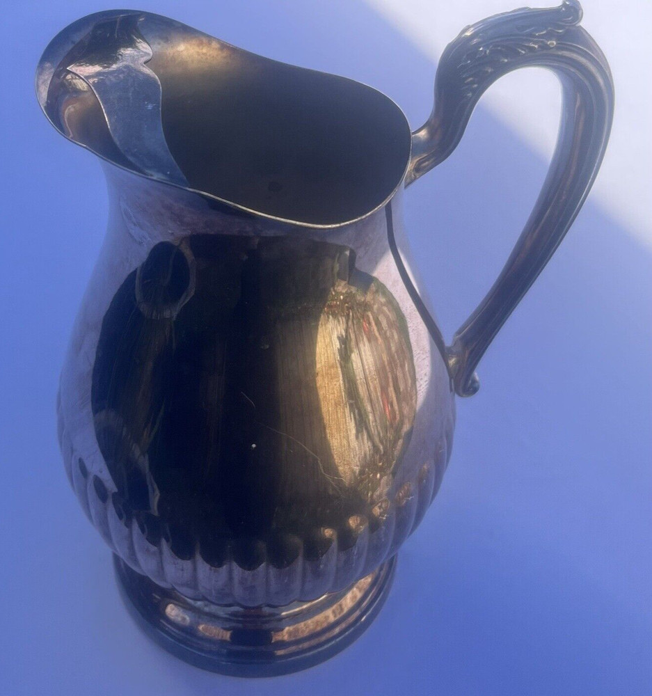 Towle Silverplate Pitcher With Ice Guard Vintage