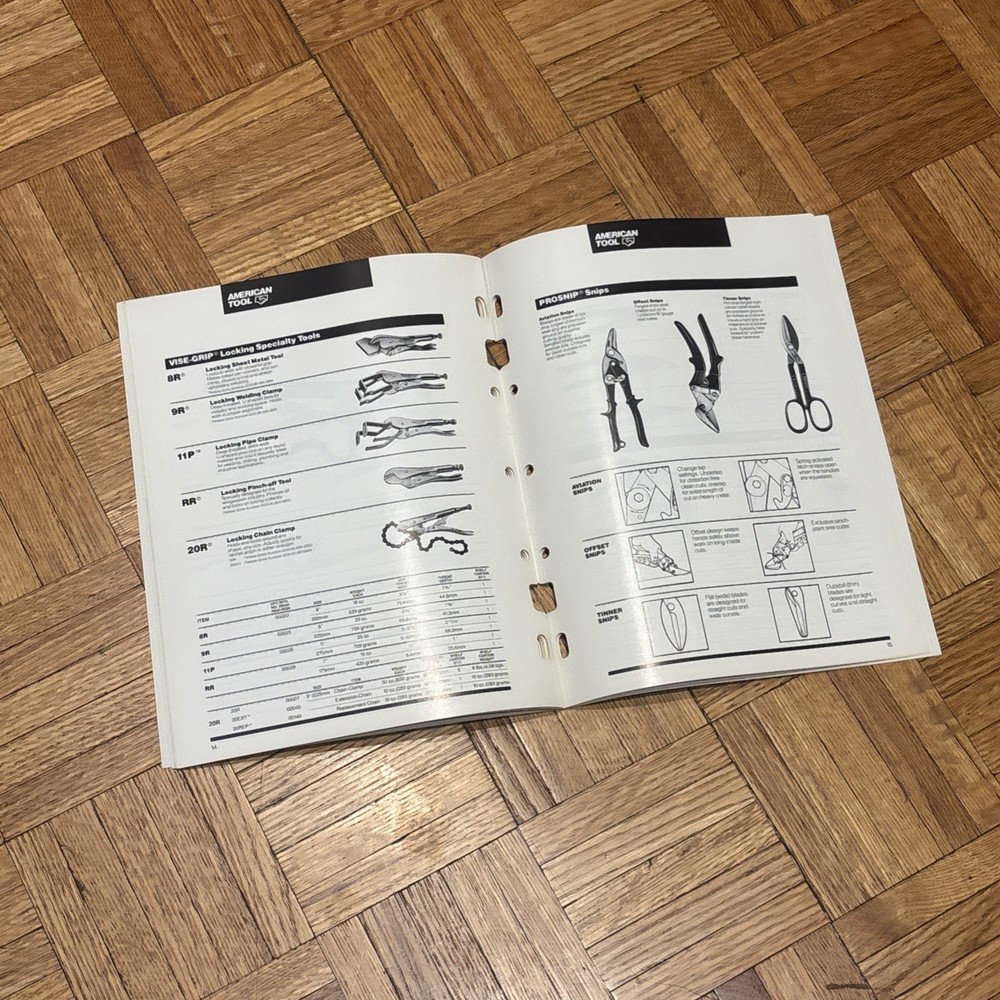1988 Vise-Grip Tools General Catalogs (2) - American Tool - Form AT88-200