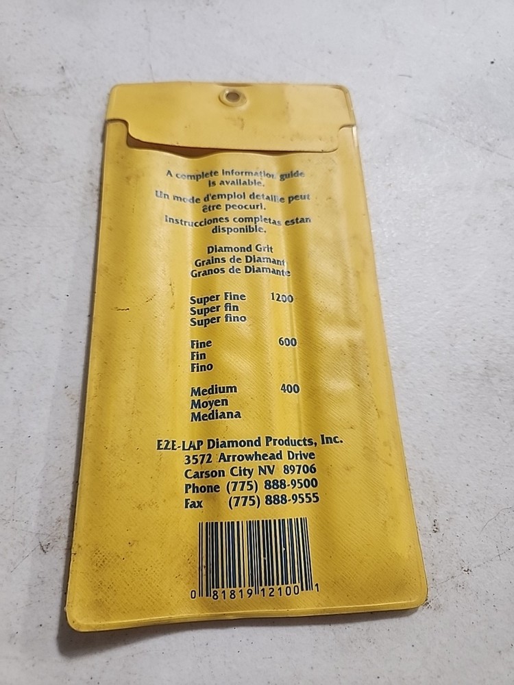 EZE-LAP Diamond Sharpener L PAK Set Of 3