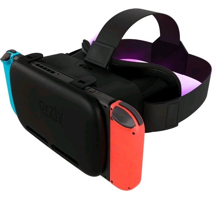 🎮 ⭐ Orzly VR Headset for Nintendo Switch & OLED – Adjustable Lens Black