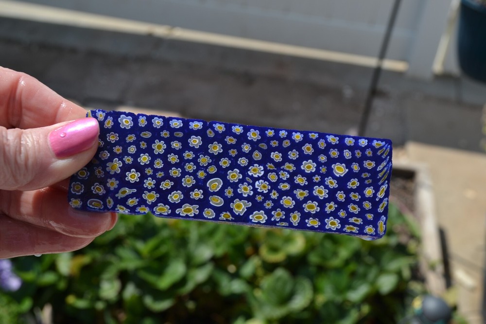 Millefiori Glass slab