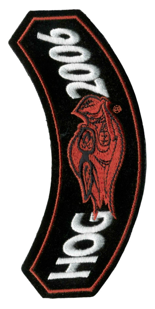 2006 HOG Patch Harley Davidson Owners Group Vest Jacket Rocker New
