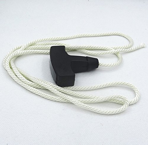 Outboard Motor Pull Start Rope Handle for Mercury.etc Recoil Starter Black