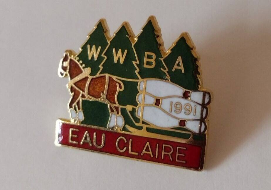 WWBA 1991 Eau Claire Bowling Lapel Pin