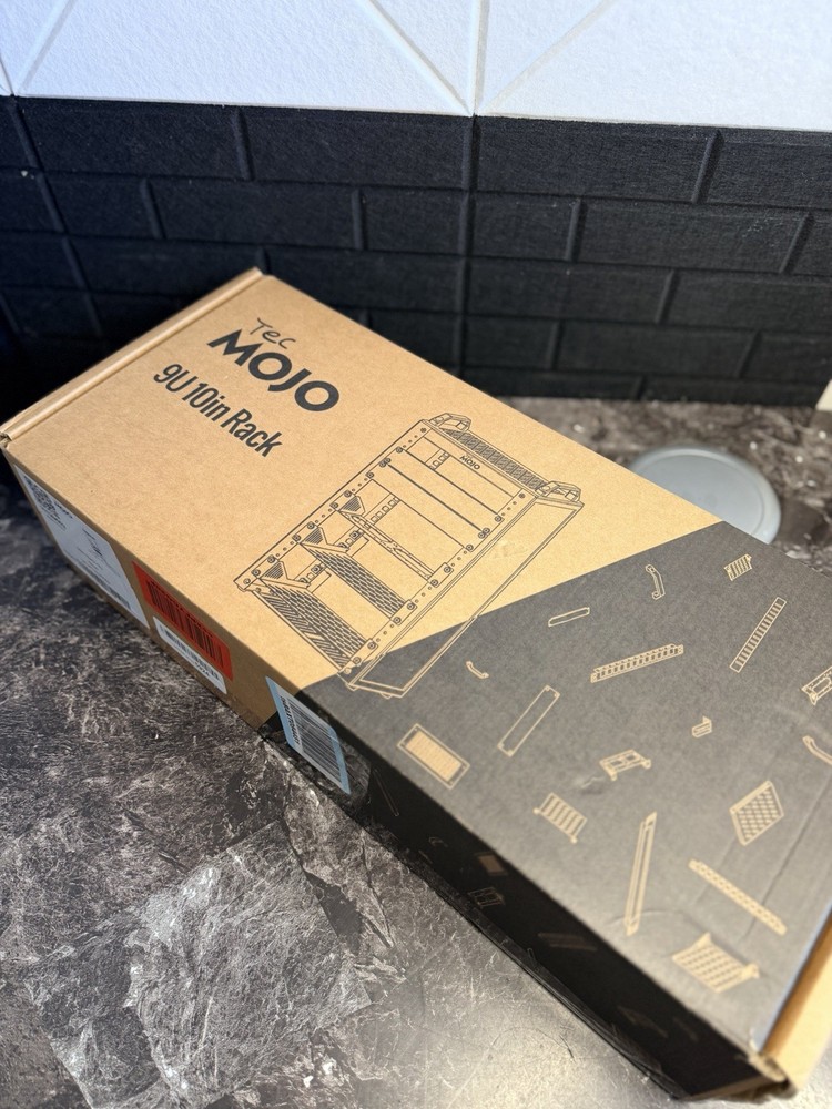 Tecmojo 6U Network Rack, 10 inch Mini Server Rack with 2 Side Translucent Pan...