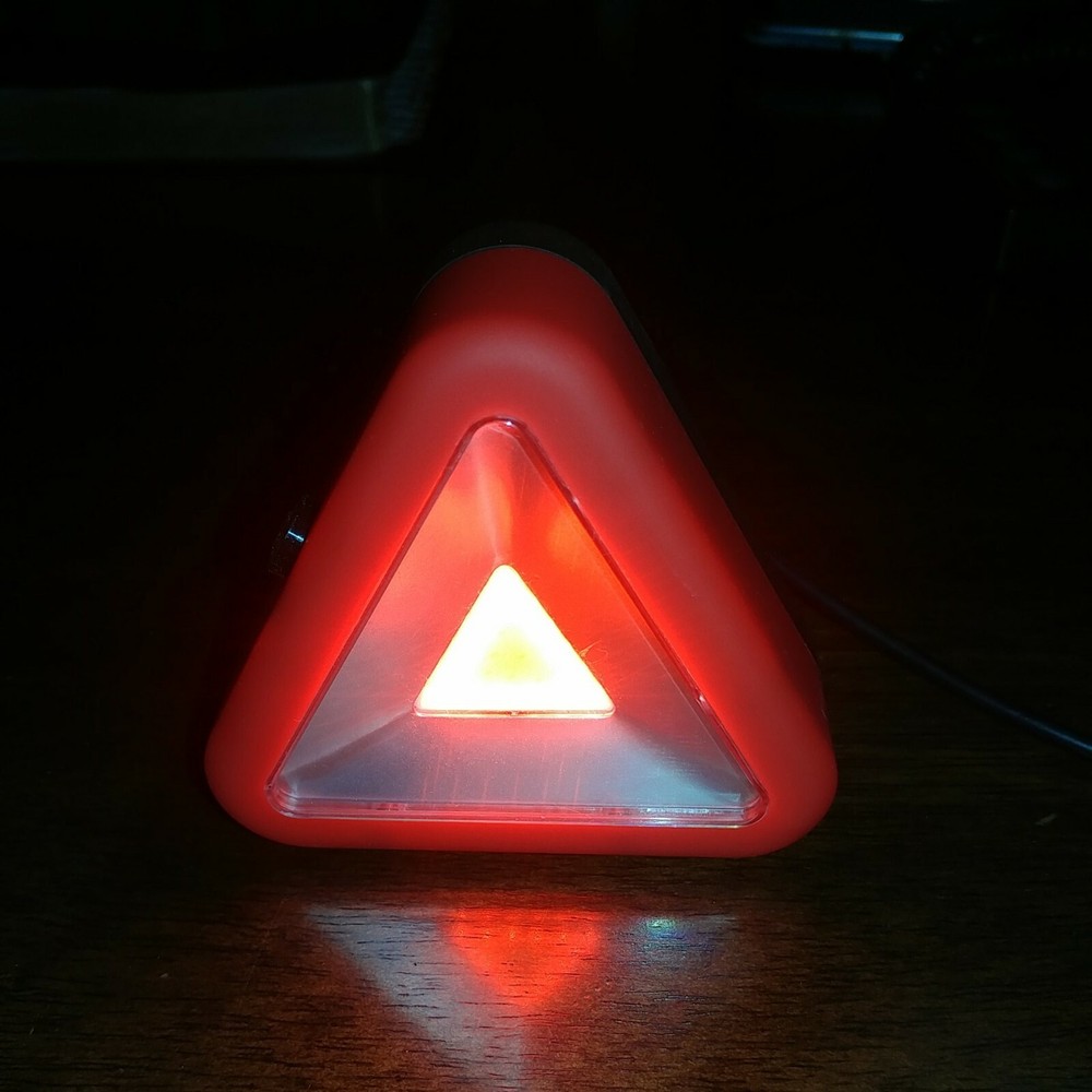 Multifunction Triangle Light Emergency Flash Warning COB LED Work Lamp Portable