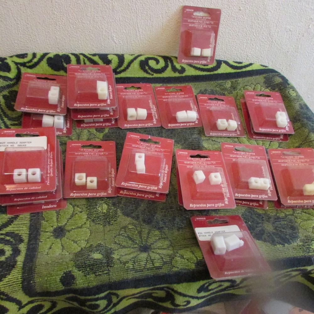 ** U CHOOSE:  DANCO FAUCET HANDLE ADAPTERS. LOT'S OF #'S TO CHOOSE FROM. **